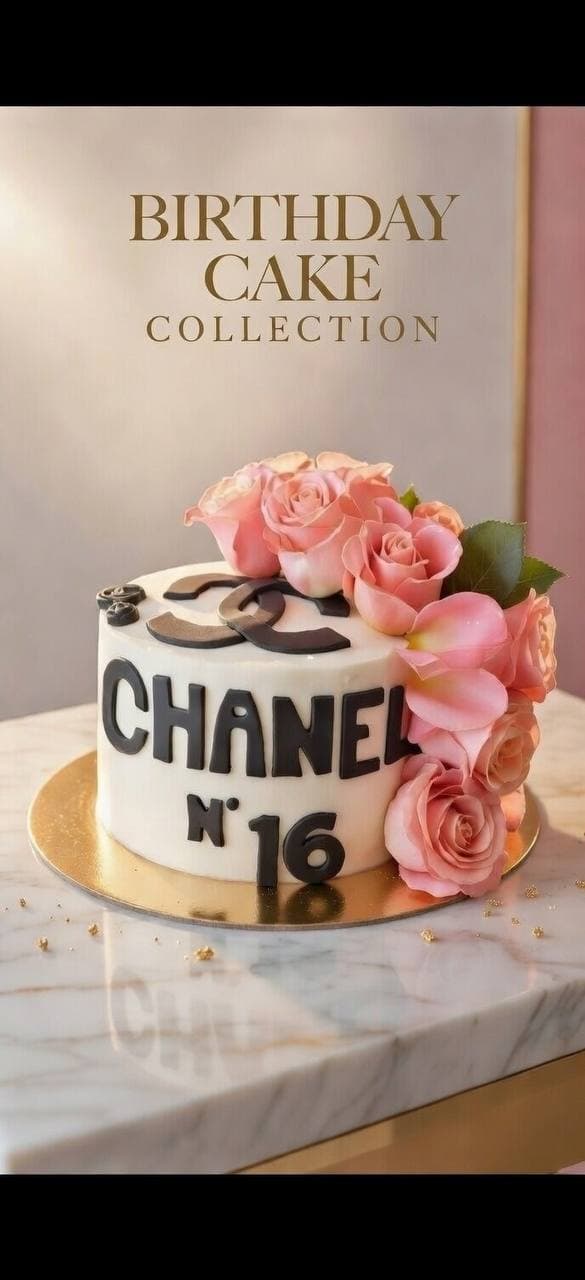 Chanel Birthday Cake