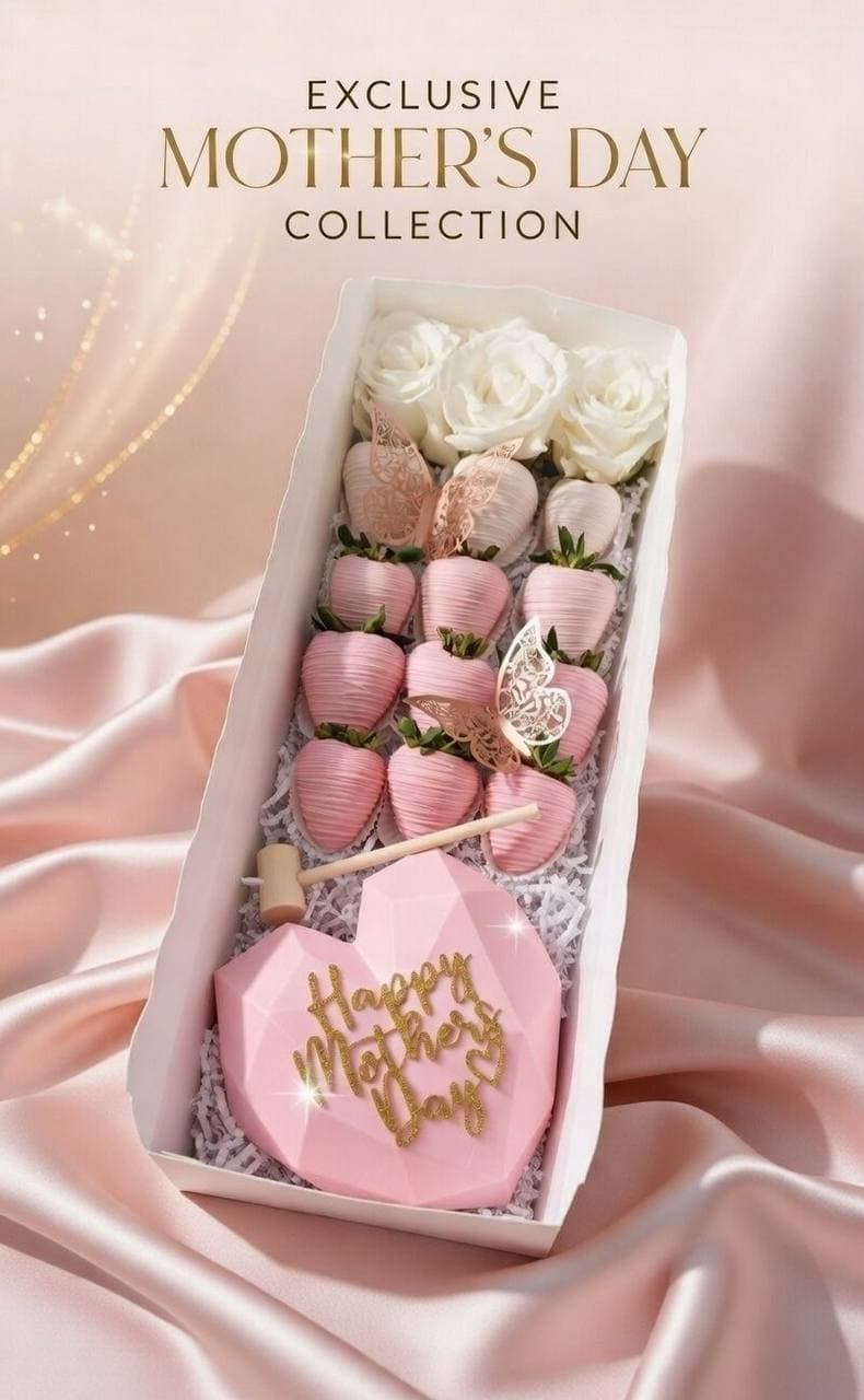 Mother's Day Chocolate Covered Strawberries